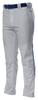 A4 Mens Pro-Style Open Bottom Baseball Pant, Small, Grey/Royal view 1