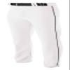 A4 Mens Pro-Style Open Bottom Baseball Pant, Medium, White/Black view 1