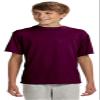 A4 Youth Cooling Performance Crew Short Sleeve T-Shirt, Maroon, Medium view 2