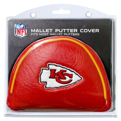 Team Golf NFL Kansas City Chiefs Golf Mallet Putter Cover Golf Club Mallet Putter Headcover, Fits Most Mallet Putters, Scotty Cameron, Daddy Long Legs, Taylormade, Odyssey, Titleist, Ping, Callaway