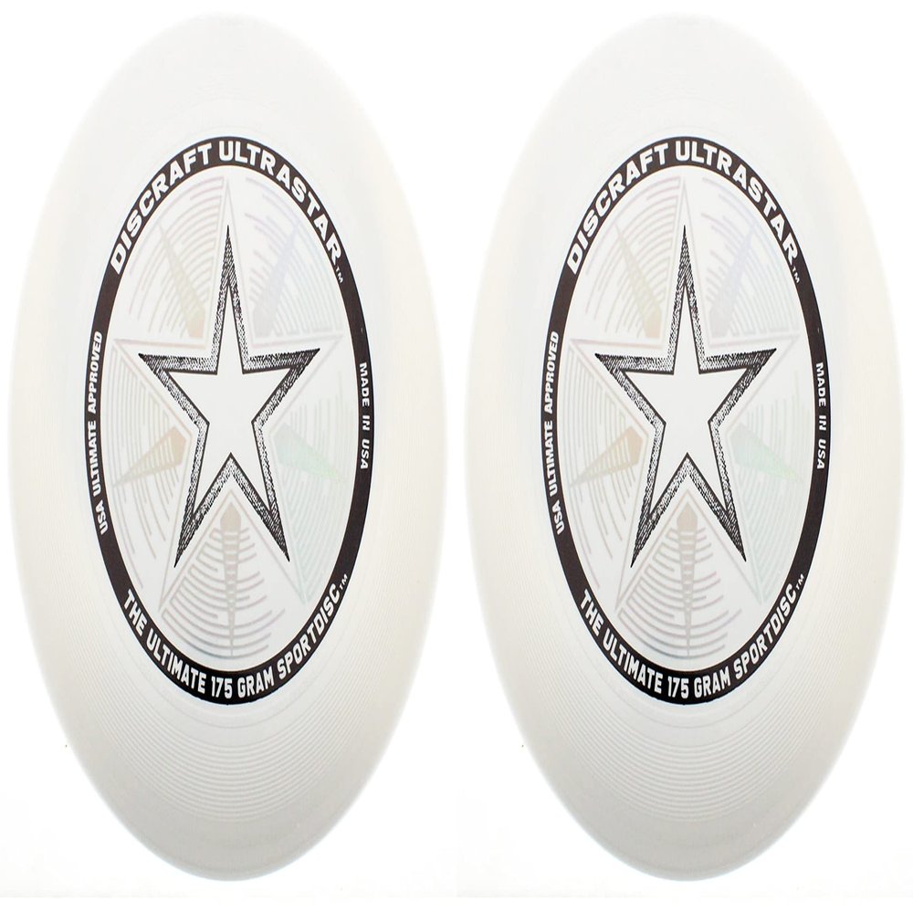 Discraft 175 gram Ultimate Ultra-Star - 2 PACK (WHITE)