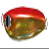 GEECRACK Metal Jig, Long Gun, 2.8 oz (80 g), 03 Red Gold