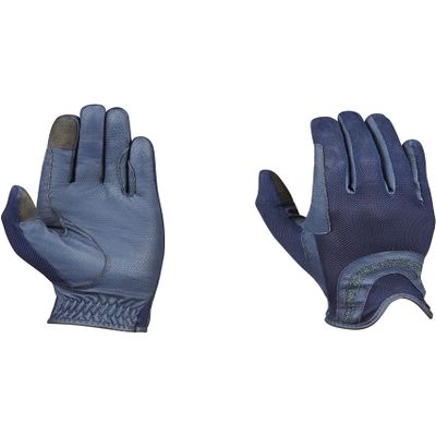 Dublin Pullon Glitter Riding Gloves XL Navy