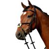 Collegiate Syntovia+ Padded Raised Figure 8 Bridle, Brown, Warmblood view 1