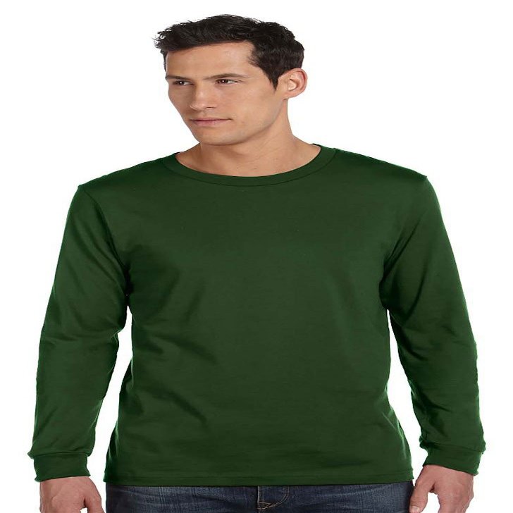 BELLA+CANVAS Unisex Jersey Long-Sleeve T-Shirt 2XL Olive