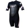 Rip Curl Girls Dawn Patrol Short Sleeve Spring Wetsuit (Black/Pink, 10) view 1