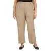 Alfred Dunner womens Plus Size Poly Proportioned Short pants, Tan, 18 US view 1