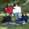 NCAA Brown University Kashwere U 3-Tone Motorcycle Jacket (Red/White, Large/8-10) view 3
