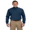 Devon & Jones Sueded Cotton Jersey Mock Turtleneck - X-Large - NAVY view 1