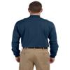 Devon & Jones Sueded Cotton Jersey Mock Turtleneck - X-Large - NAVY view 3