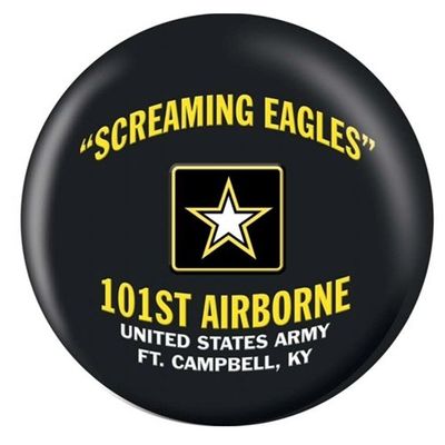 US 101st Airborne Screamin Eagles Bowling Ball (12lbs)