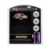 Team Golf NFL Baltimore Ravens Gift Set: Embroidered Golf Towel, 3 Golf Balls, and 14 Golf Tees 2-3/4" Regulation, Tri-Fold Towel 16" x 22" & 100% Cotton view 1