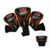 Team Golf NFL Cincinnati Bengals Contour Golf Club Headcovers (3 Count) Numbered 1, 3, & X, Fits Oversized Drivers, Utility, Rescue & Fairway Clubs, Velour lined for Extra Club Protection view 2