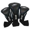 Team Golf NFL Philadelphia Eagles Contour Golf Club Headcovers (3 Count) Numbered 1, 3, & X, Fits Oversized Drivers, Utility, Rescue & Fairway Clubs, Velour lined for Extra Club Protection view 1