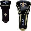 Team Golf NFL New Orleans Saints Single Apex Driver Head Cover Golf Club Single Apex Driver Headcover, Fits All Oversized Clubs, Truly Sleek Design view 1