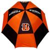 Team Golf NFL Cincinnati Bengals Golf Umbrella 62" Golf Umbrella with Protective Sheath, Double Canopy Wind Protection Design, Auto Open Button view 1