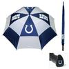 Team Golf NFL Indianapolis Colts Golf Umbrella 62" Golf Umbrella with Protective Sheath, Double Canopy Wind Protection Design, Auto Open Button view 2