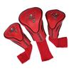 Team Golf NFL Tampa Bay Buccaneers Contour Golf Club Headcovers (3 Count) Numbered 1, 3, & X, Fits Oversized Drivers, Utility, Rescue & Fairway Clubs, Velour lined for Extra Club Protection view 1