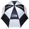Team Golf NFL Seattle Seahawks Golf Umbrella 62" Golf Umbrella with Protective Sheath, Double Canopy Wind Protection Design, Auto Open Button view 1
