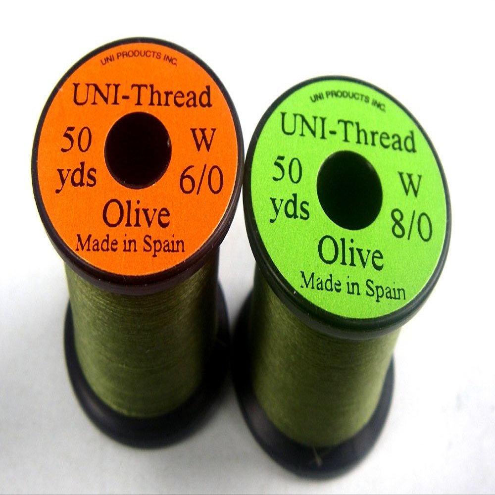6/0 UNI-THREAD-50YD-OLIVE