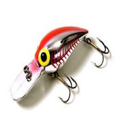 Brad's Killer Fishing Gear Wiggler (Met Silver/Fluorescent Red, 3-Inch)