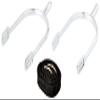 Kerbl Women's Drop-Shape Spurs With Straps - Metallic, 25 Mm view 1
