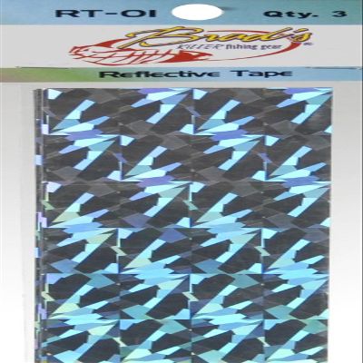 Brad's Reflective Tape - Silver-Holo-Flash, 6", 3 Pack
