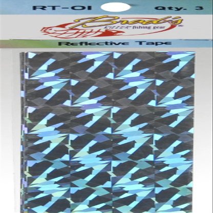 Brad's Reflective Tape - Silver-Holo-Flash, 6", 3 Pack