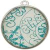 Blue Moon Beads Blue Moon Bella Artiste Metal Pendant, 1/Pkg, Oval/Bubble, A-Silver view 1