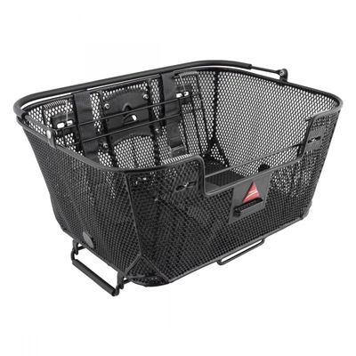 Axiom Pet Basket with Rack and Handlebar Mounts (Black)