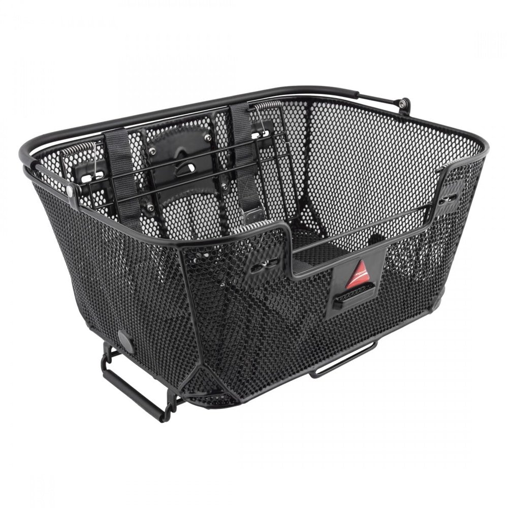Axiom Pet Basket with Rack and Handlebar Mounts (Black)