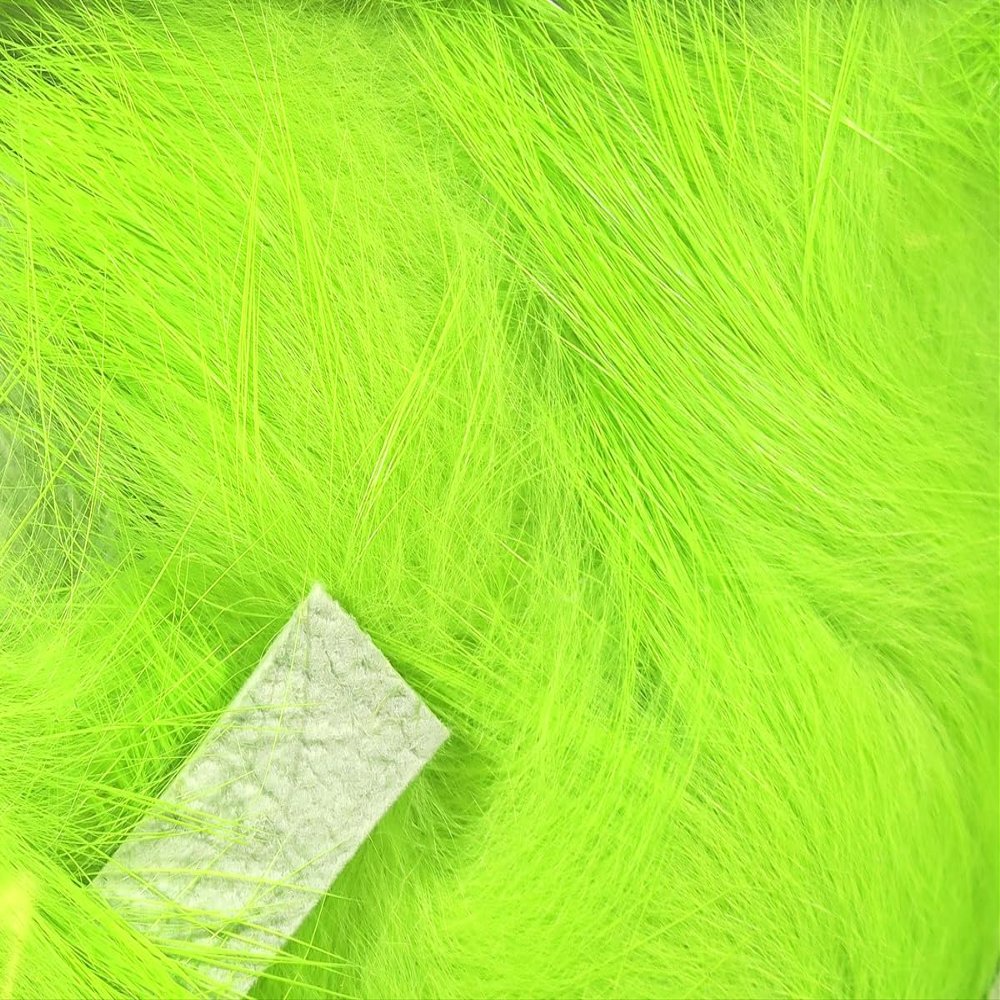 Hareline Fly Tying Magnum Rabbit Strips - Chartreuse