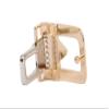 1 1/8 Inch (28 mm) Gold & Silver Two Tones Clamp Belt Buckle view 2