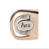 1 1/8 Inch (28 mm) Two Tones Clamp Belt Buckle view 1
