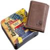 Carhartt Men's Pebble Leather Trifold Wallet, Brown view 4