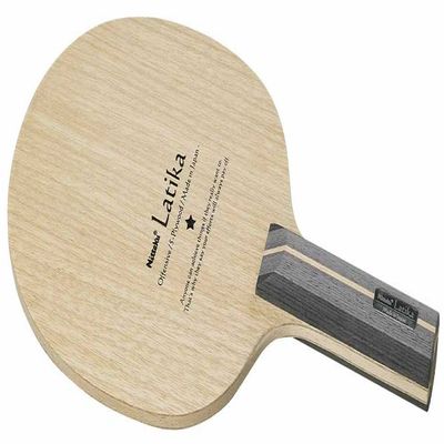 Nittaku NE-6856 Table Tennis Racket, Latika Shake Hand, for Attack, 5 Piece Plywood, Straight