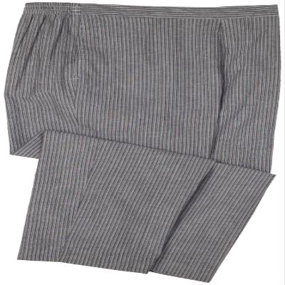 Alfred Dunner Women's Pinstripe Capri,Grey,18