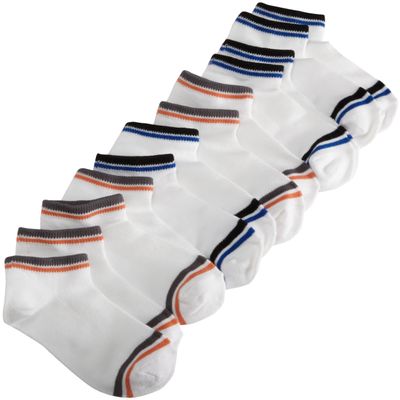 Jefferies Socks Big Boys' Quarter Sock (Pack of 6),Assorted A,6-71/2