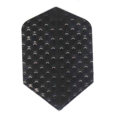 25 Sets #3064 AmeriThon Black Embossed Dart Flights