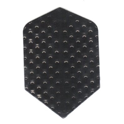 25 Sets #3064 AmeriThon Black Embossed Dart Flights