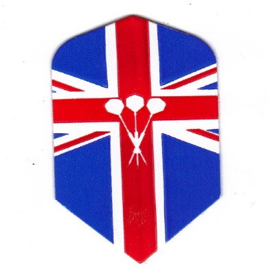 25 Sets #3078 AmeriThon Union Jack Dart Flights