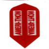 25 Sets #3011 AmeriThon Red/Clear Dart Flights view 1