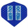 25 Sets #3025 AmeriThon Blue/Clear Embossed Dart Flights view 1