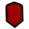 25 Sets #3109 AmeriThon Red Embossed "No Stinking Logos" Dart Flights view 1