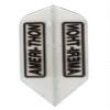 25 Sets #3133 AmeriThon Black Logo/Clear Dart Flights view 1