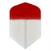 25 Sets #3081 AmeriThon Red/Clear Tinted Dart Flights view 1