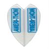 25 Sets #3137 AmeriThon Blue Logo/Clear Dart Flights view 1