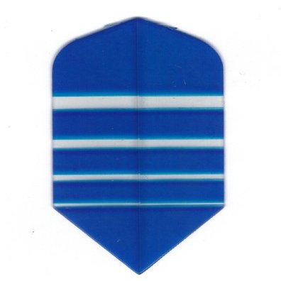 25 Sets #3169 AmeriThon Blue/Clear Bands Dart Flights