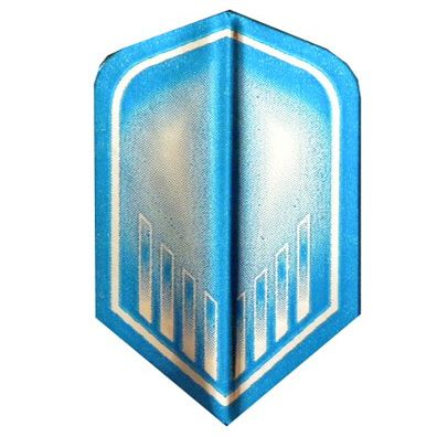 25 Sets #3365 AmeriThon Blue/Silver Tints Dart Flights