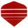 25 Sets #3152 AmeriThon Red/Clear Bands Dart Flights view 1